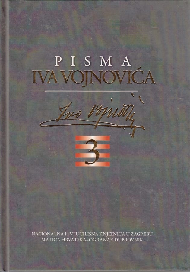 Pisma Iva Vojnovića (knjiga III)