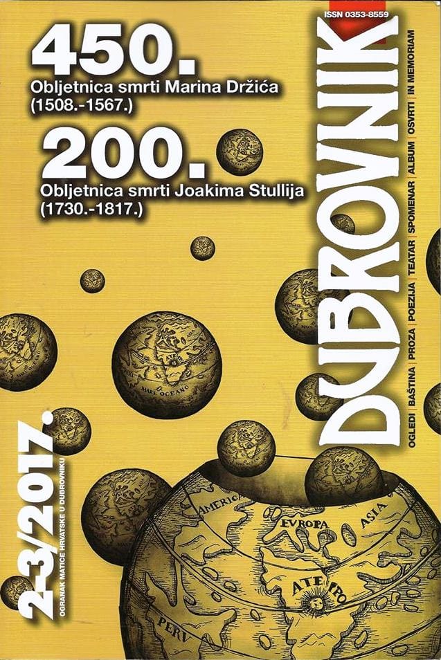 Časopis Dubrovnik 2-3/2017